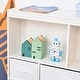 preview thumbnail 5 of 8, HOMCOM Kids Bookcase, Toy Storage Organizer Cabinet, Children Display Bookshelf with Drawers for Toys, Clothes, Books, White