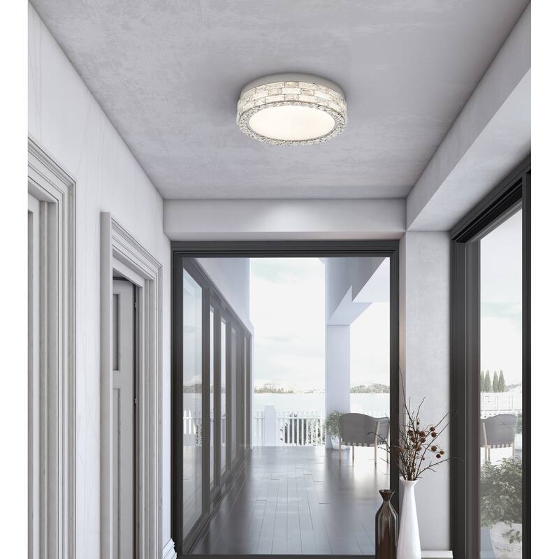 Artcraft Elegance Integrated LED Flush Mount - Chrome Finish