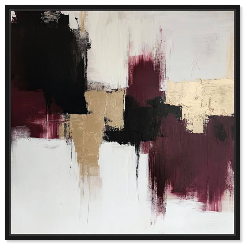 Golden Dusk III Canvas by Art Remedy - Black - 24" x 24"