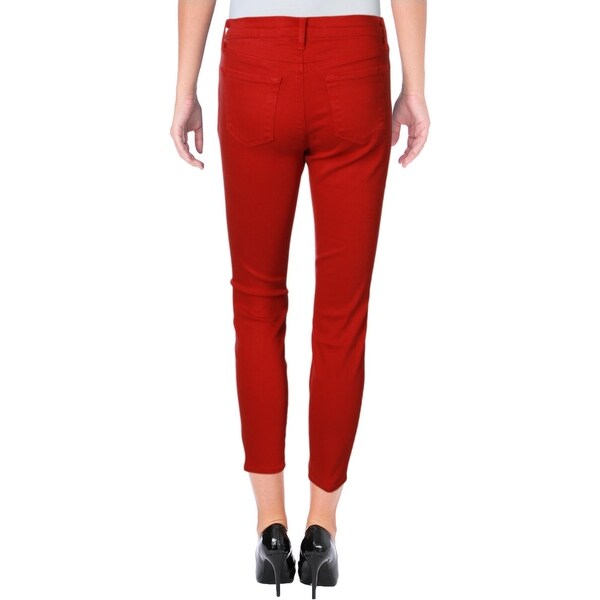 low rise colored jeans