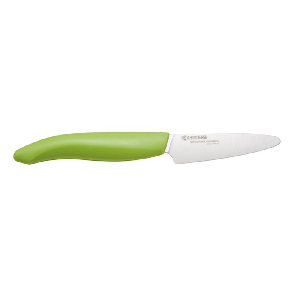 Shop Kyocera Advanced Ceramic Revolution Series 3 Inch Paring Knife Green Handle White Blade Green White On Sale Overstock 25776576