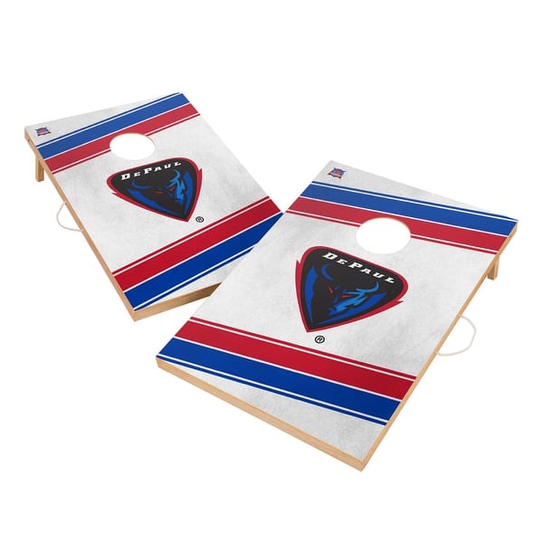 slide 2 of 5, DePaul University Blue Demons Regulation 2x4 Cornhole Set