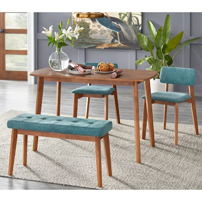 Simple Living 4-Piece Nettie Solid Wood Dining Set