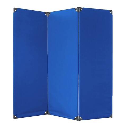 FP6 Economical Folding Privacy Screen 3-Panel Rotating Hinges - 6' H x 6' W