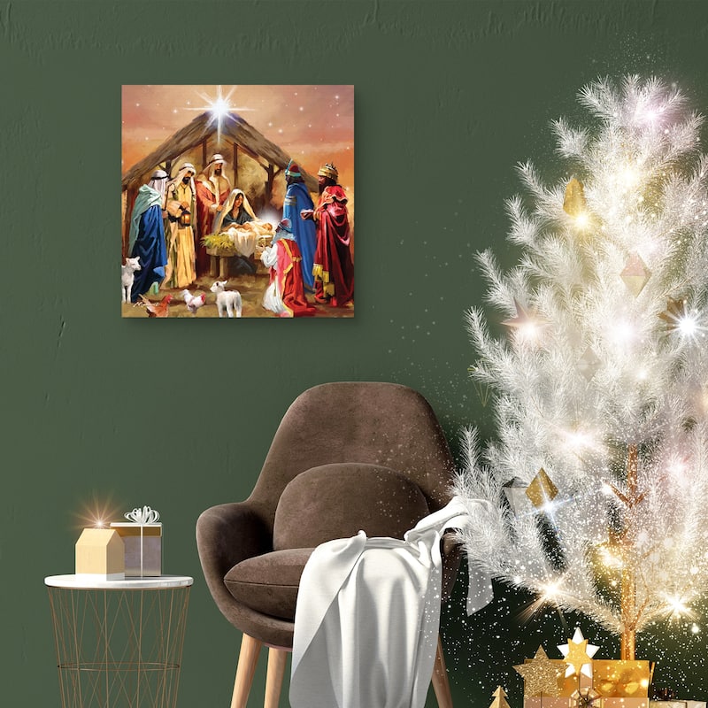 Nativity 1 by The Macneil Studio Canvas Art Print