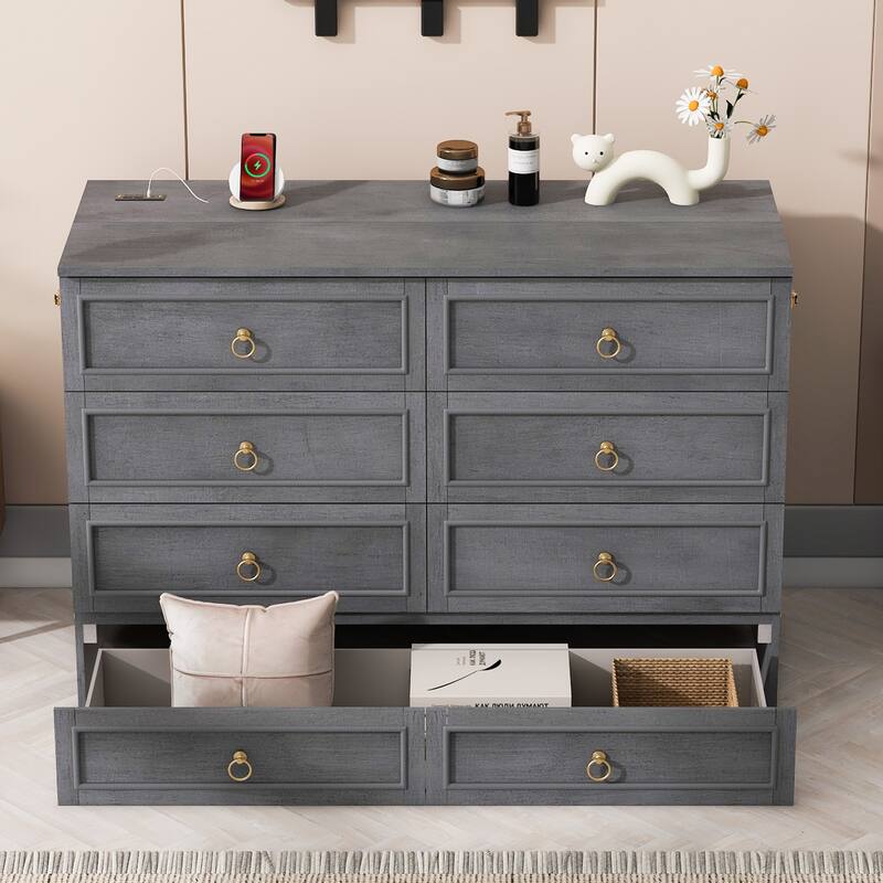 Murphy Bed with Versatile Storage & Large Drawers