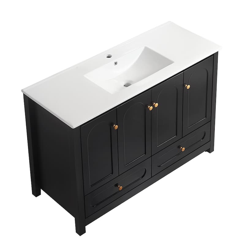 Bathroom Vanity with Ceramic Sink Combo