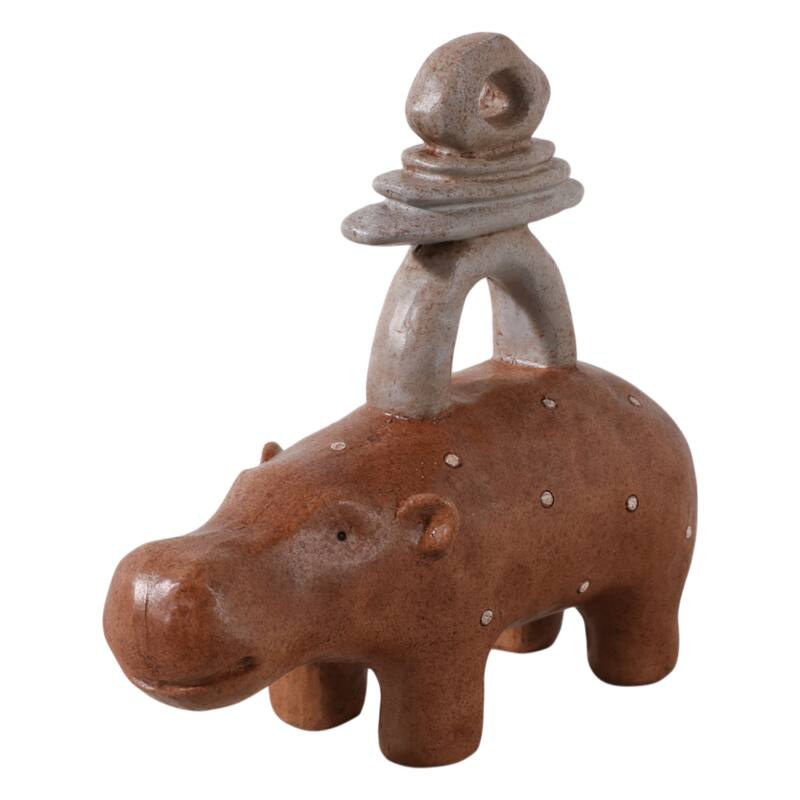 Decorative Stacked Animal Figurines - 8" Multi