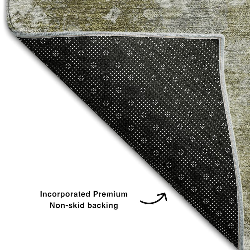 Premium Washable Super Soft Abstract Contemporary Mayfield Rug
