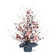 preview thumbnail 5 of 12, Glitzhome 20"H Patriotic July 4th Berry Stars Table Tree