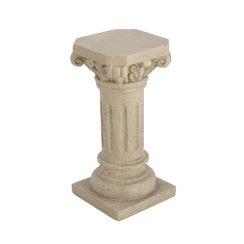 Christopher Knight Home - Alden Elegant and Durable Pedestal Column Plant Stand for Indoor and Outdoor Display - 26.25 Inch