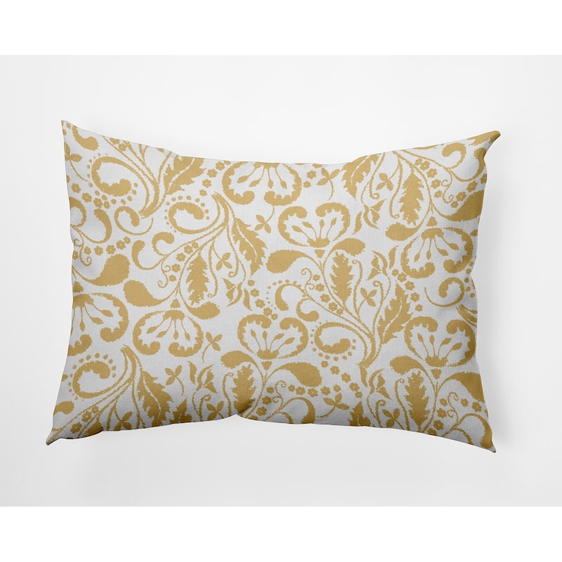 Aurora Polyester Indoor Pillow - Gold - 14" x 20"