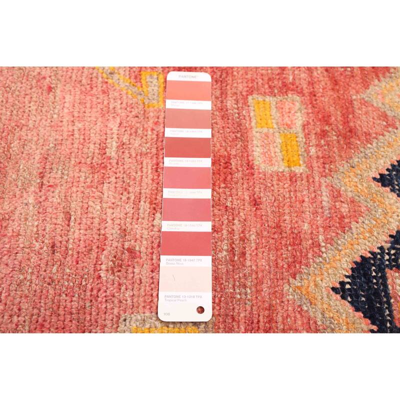 ECARPETGALLERY Hand-knotted Melis Vintage Red Wool Rug - 4'4 x 6'11