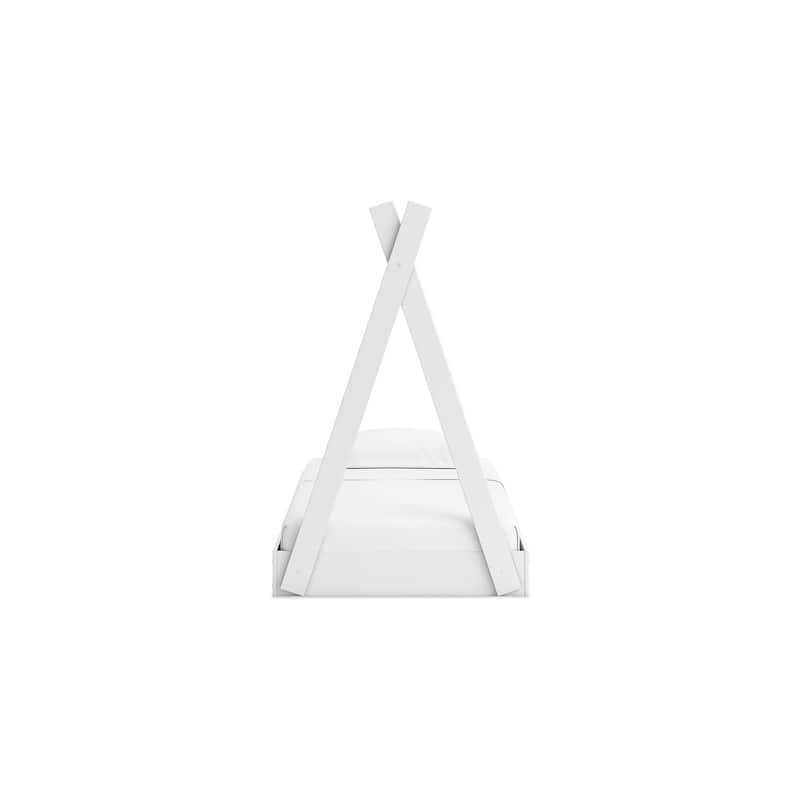 Signature Design by Ashley Hallityn White Twin Tent Bed