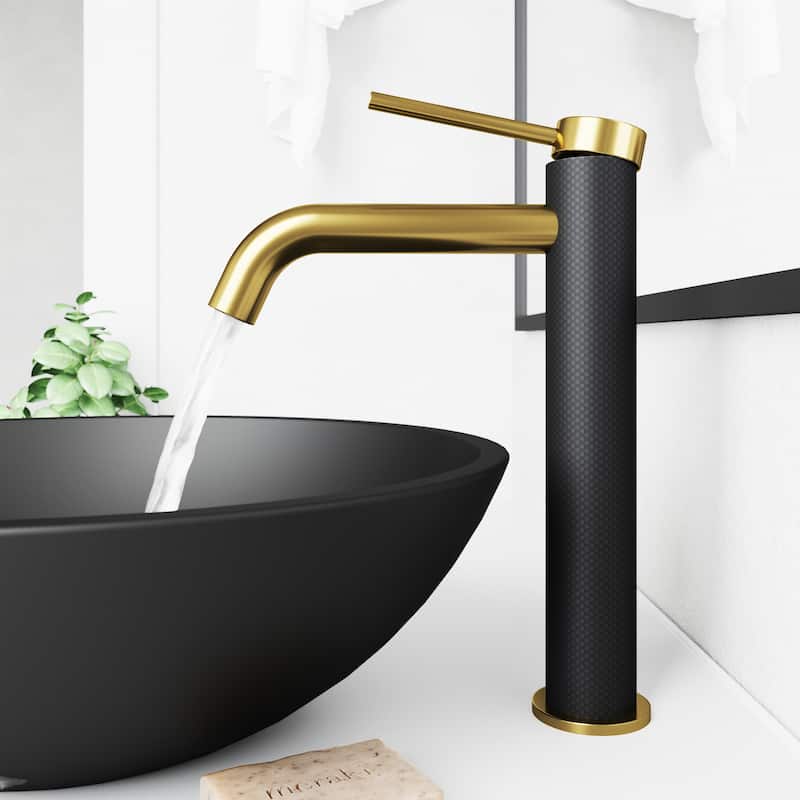 VIGO Lexington 10" H Single Handle Single Hole Bathroom Vessel Faucet