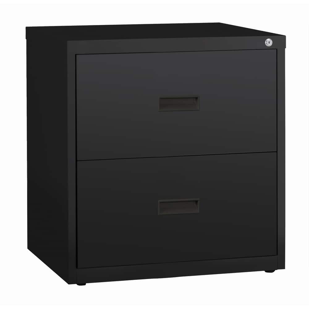 Hirsh Commercial 30" Wide 2-Drawer Lateral File Cabinet, Light Gray