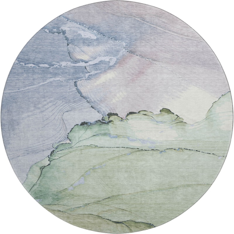 Premium Washable Super Soft Abstract Watercolor Mayfield Rug