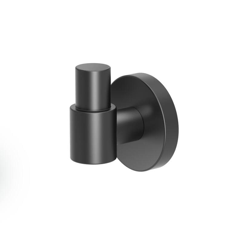 Gatco Reveal Single Robe Hook - Matte Black
