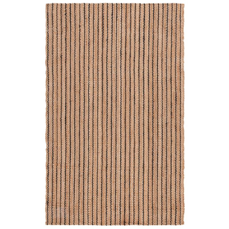 SAFAVIEH Palm Beach Rubie Contemporary Jute Rug - 5' x 8' - Natural/Black