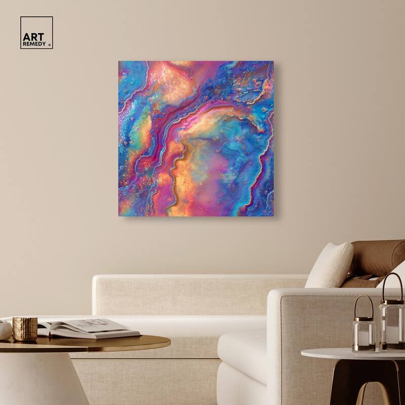 Glittering Spectrum II Canvas by Art Remedy, Gallery Wrapped