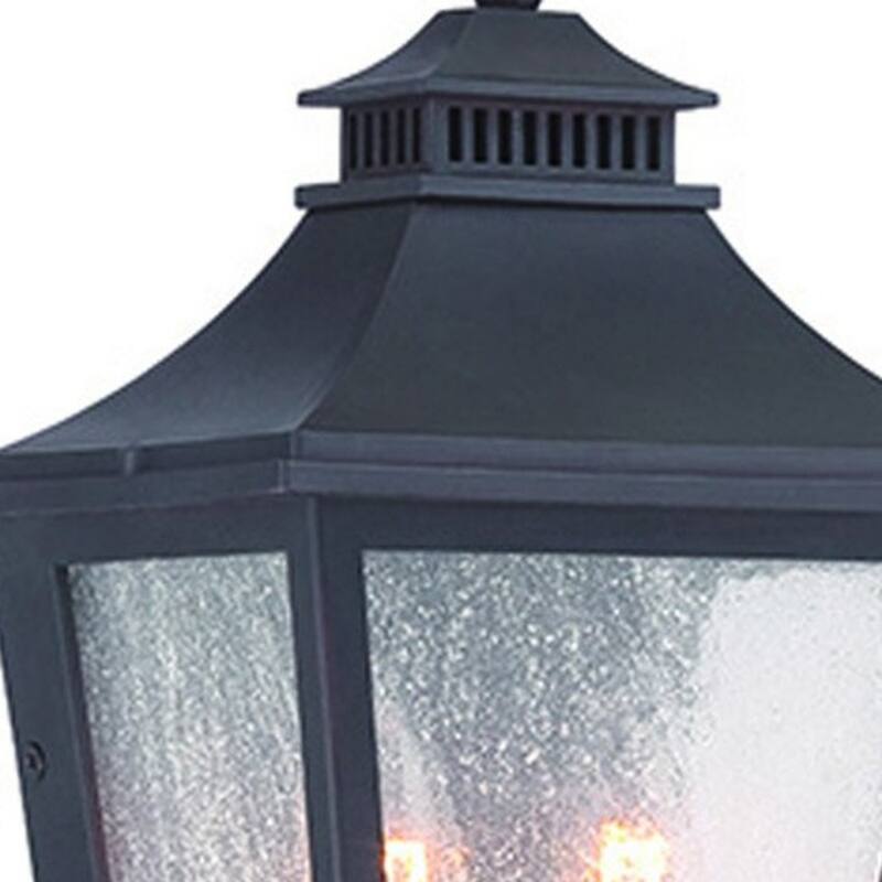 Glass LED Wall Two Light Flush Wall Mount with Steel Accents - 5.5” x 7.5” x 12” (D x W x H)