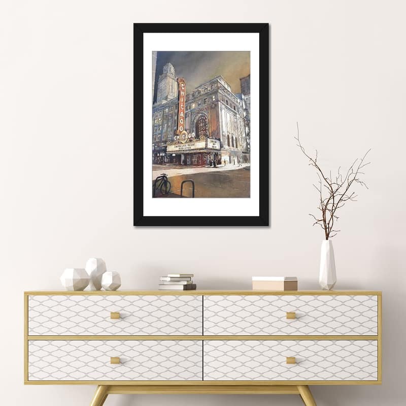 iCanvas "Chicago Theatre" by Ryan F0x