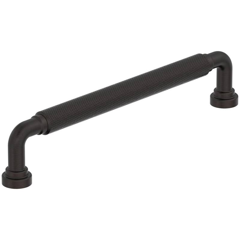 Amerock BP37684 Collet 6-5/16" Center to Center Knurled Handle Cabinet - Oil Rubbed Bronze