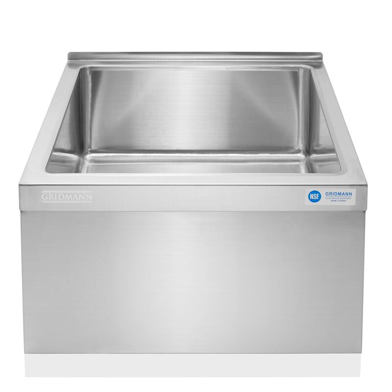 Stainless Steel Floor Mop Sinks NSF Certified