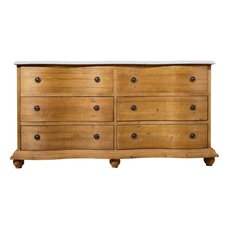 Reclaimed Pine Double Serpentine Vanity