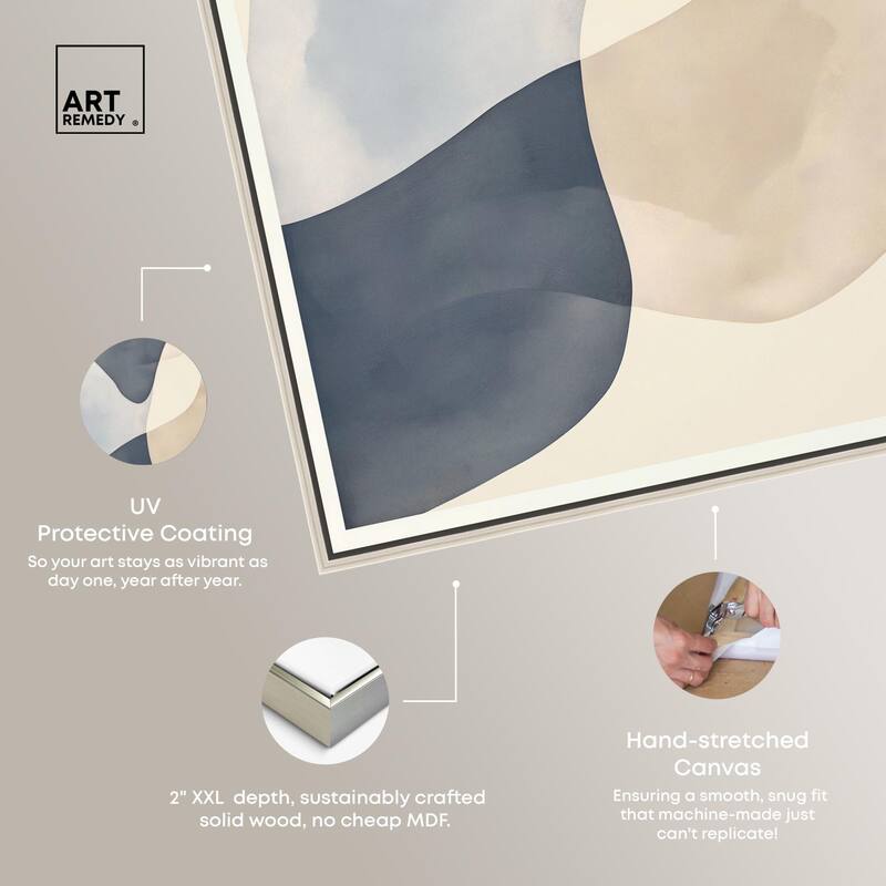 Ovals Canvas by Art Remedy