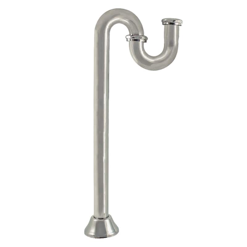Kingston Brass ST1419 Vintage 1-1/4" Metal S-Trap - Polished Nickel