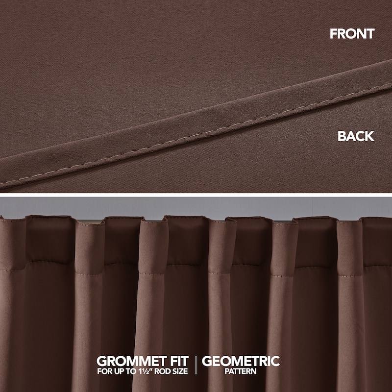 Deconovo Thermal Insulated Blackout 84-inch Curtain (2 Panel) - 52 x 84
