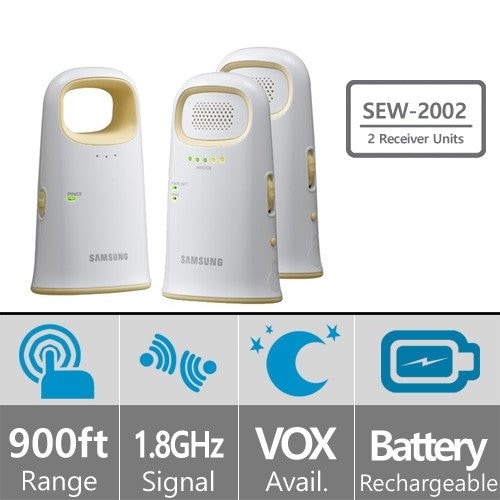 Samsung SEW-2002W Secured Digital Wireless Baby Audio Monitor