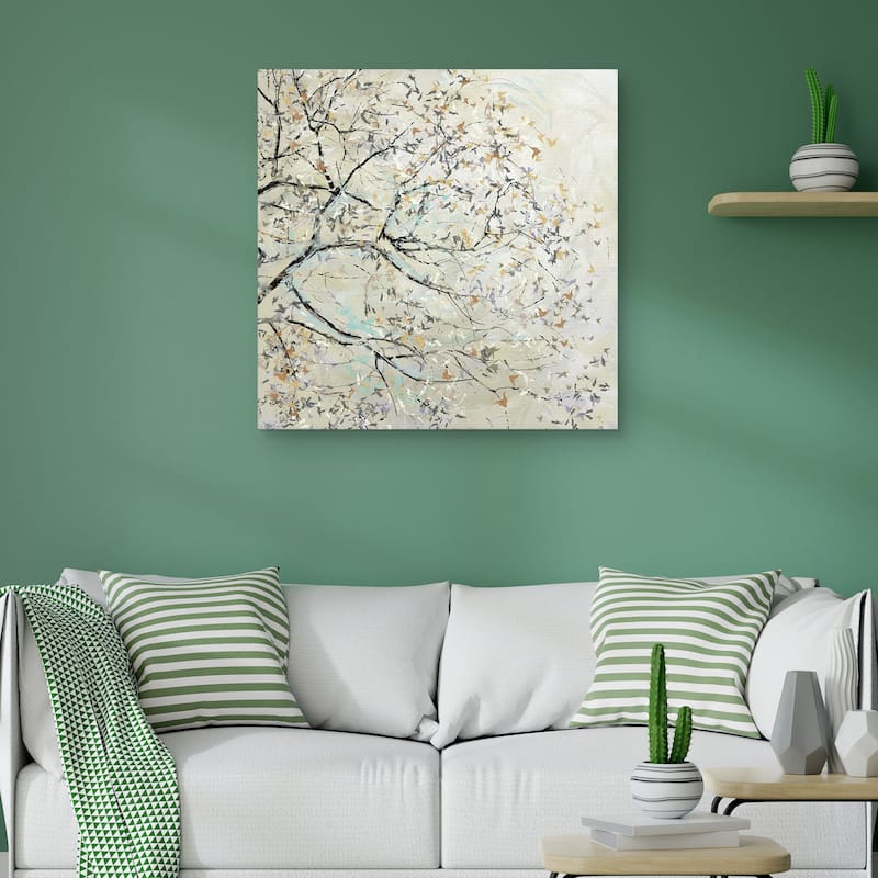 Changing Seasons Gold by Studio Arts Canvas Art Print