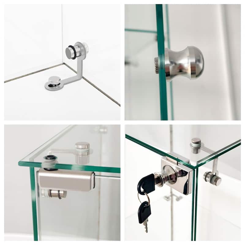 Tempered Glass Display Cabinet,Storage Cabinet,File Cabinet,with LED