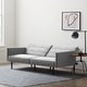 preview thumbnail 27 of 36, Lucid Comfort Collection Futon Sofa Bed with Buttonless Tufting