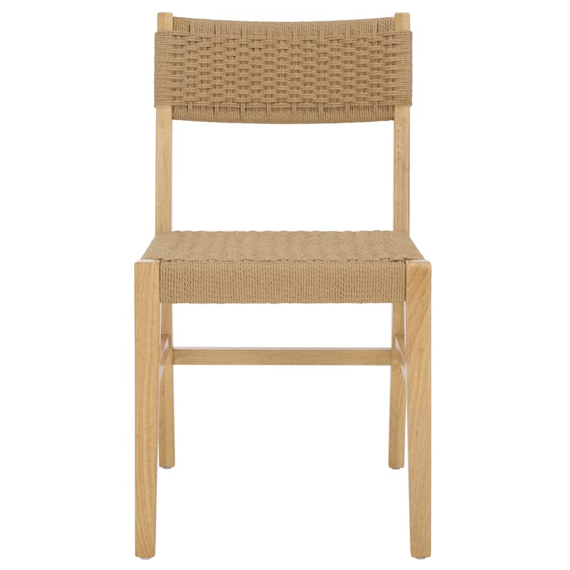 SAFAVIEH HOME Dutton Woven Dining Chair - 18"W x 24"D x 33"H - Natural/Natural