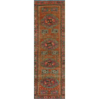 Noori Rug Fine Vintage Distressed Shelby Rust/Brown Runner - 2'11" x 9'2"