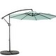preview thumbnail 12 of 49, Best Choice Products 10ft Offset Hanging Market Patio Umbrella