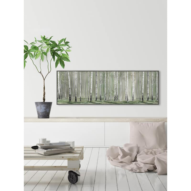 Silence in the Trees Floater Framed Print on Canvas
