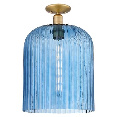 Innovations Lighting Downtown Urban - Bridal Veil - 1 Light 12" Semi-Flush Mount Light