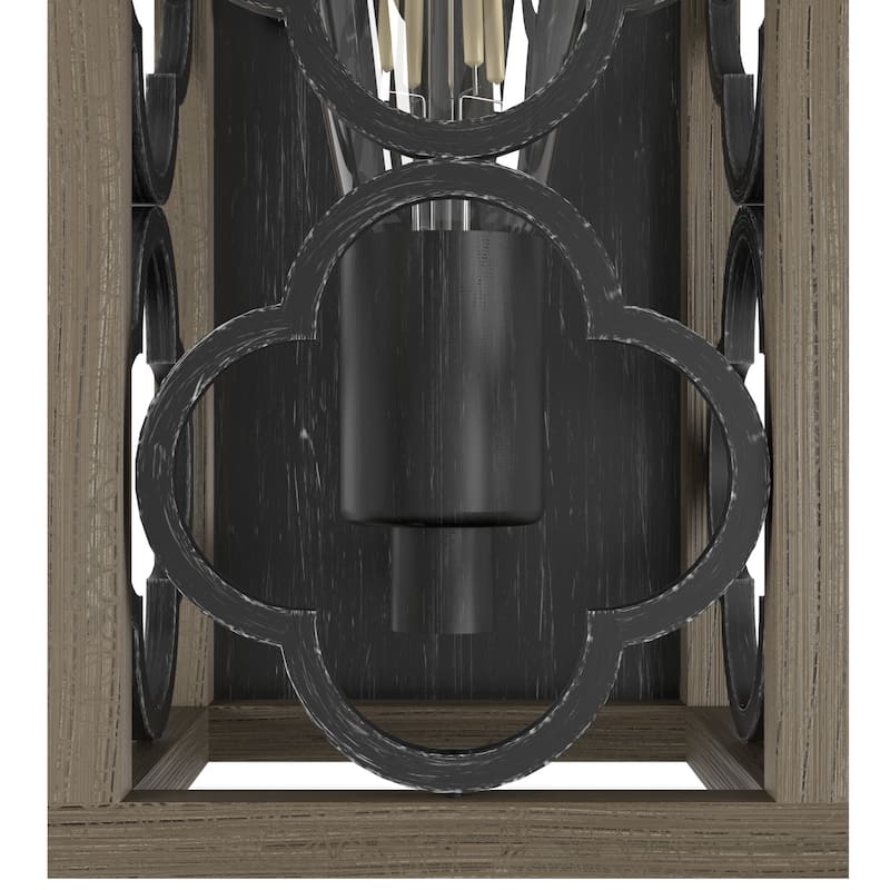 Hunter Gablecrest 1-Light Wall Sconce - Bathroom, Hallway, Bedroom - Modern Farmhouse, Distressed - Damp Rated!