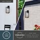 preview thumbnail 4 of 4, Vaxcel Lighting T0763 Milton 17" Tall Outdoor Wall Sconce