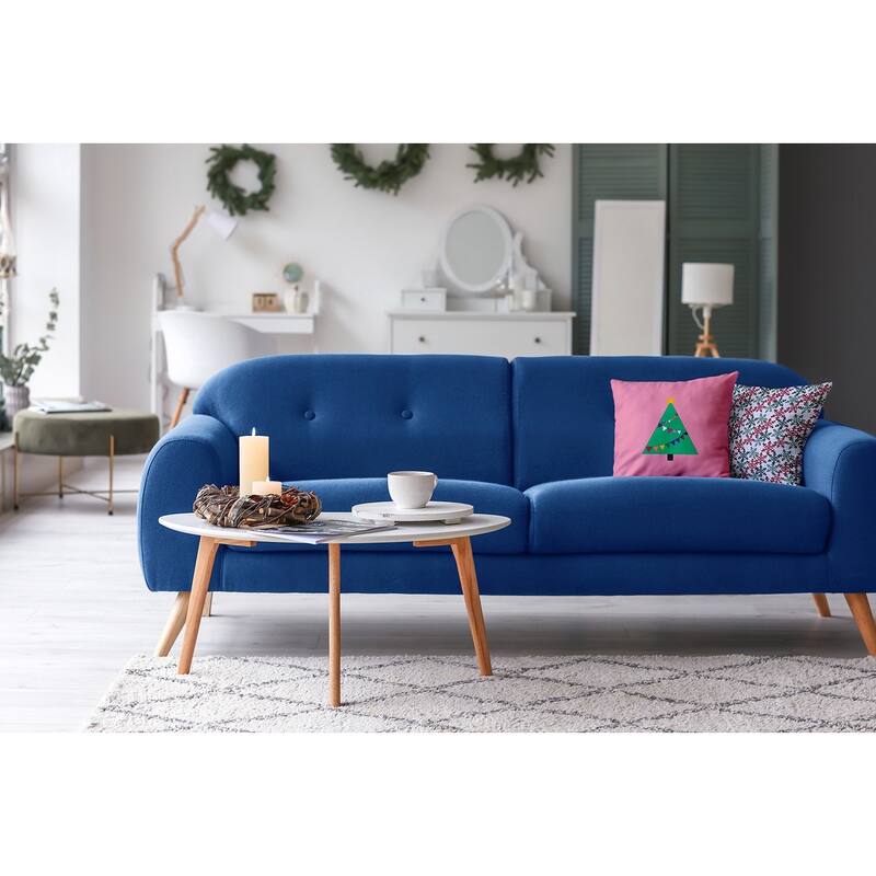 Pride Garland Tree Christmas Accent Pillow