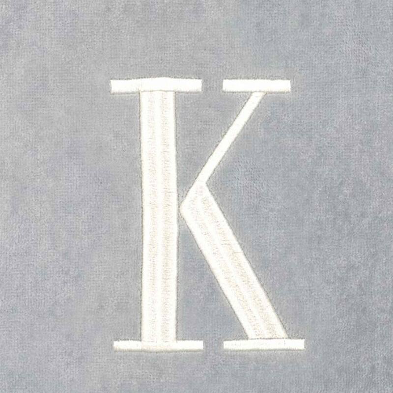 Avanti GRY/IVR Monogram 5-Piece Towel Set