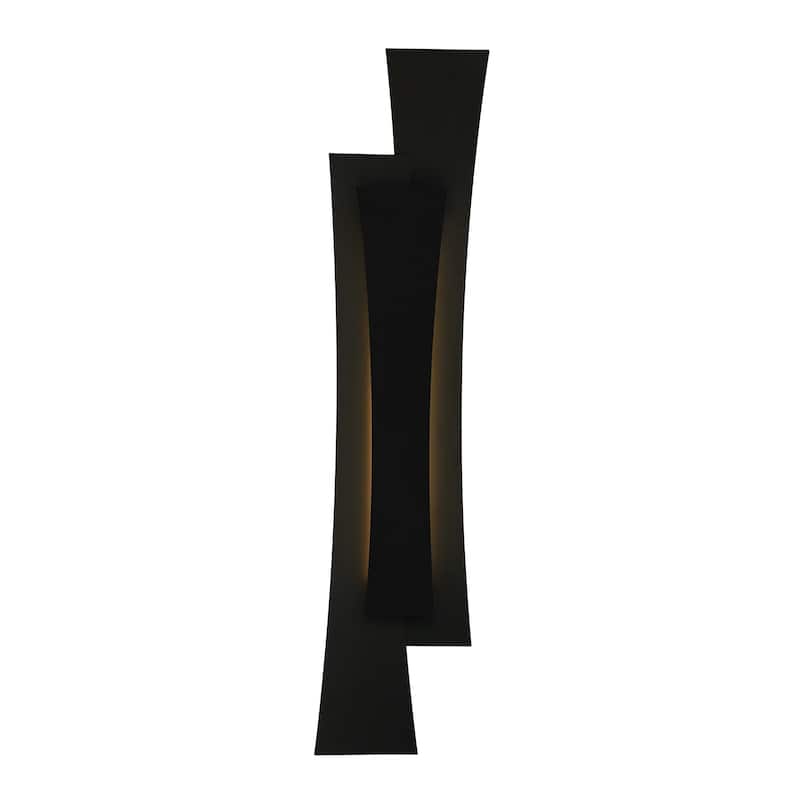 Candora Integrated LED 24in Black Vanity Light