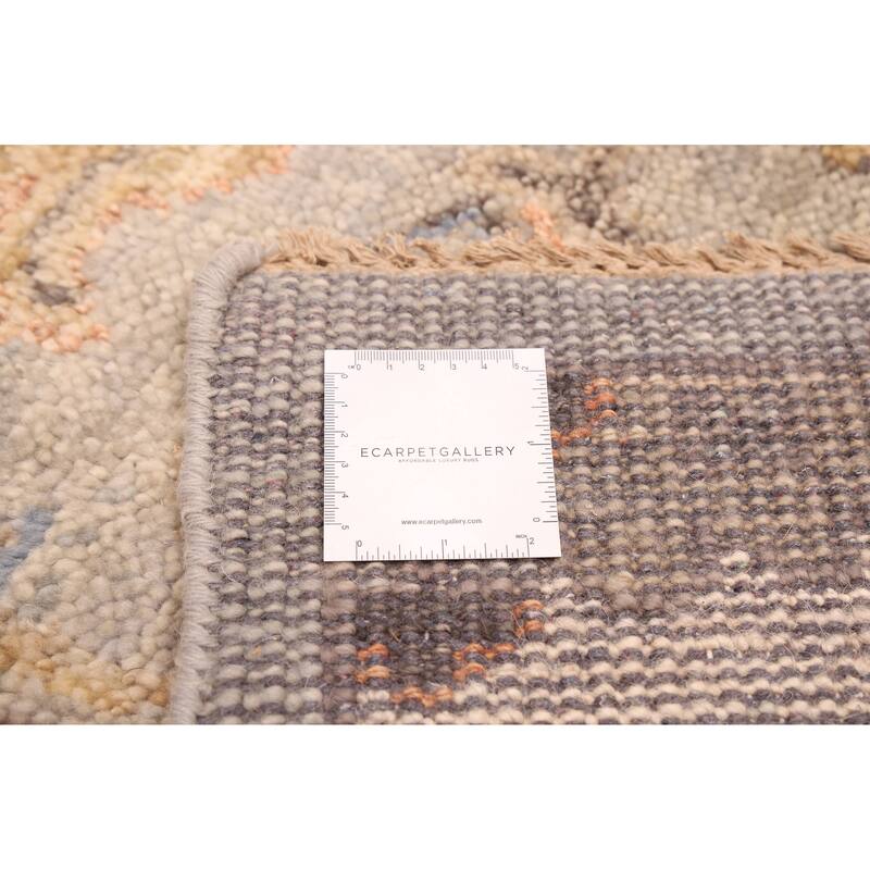 ECARPETGALLERY Hand-knotted Jules Serapi Grey Wool Rug - 6'2 x 9'0