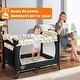 preview thumbnail 14 of 20, Babyjoy 4 in 1 Convertible Portable Baby Playard - See Details