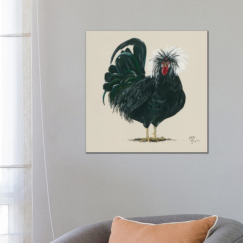 iCanvas "Chicken" by Hollihocks Art Canvas Print