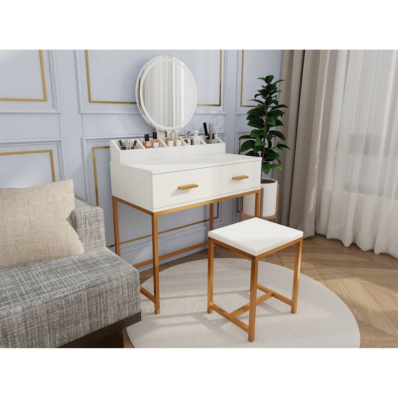 Makeup Dressing Table with Mirror